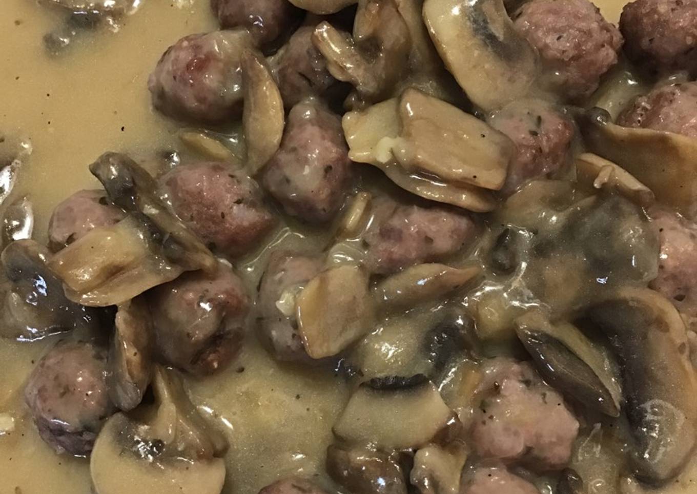 Albóndigas con champiñones Thermomix para 2