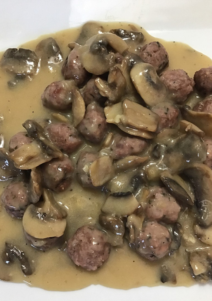 Una foto de Albóndigas con champiñones Thermomix para 2
