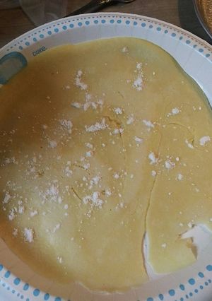 A picture of Homemade Steamed Pork Broth Noodle Sheets.