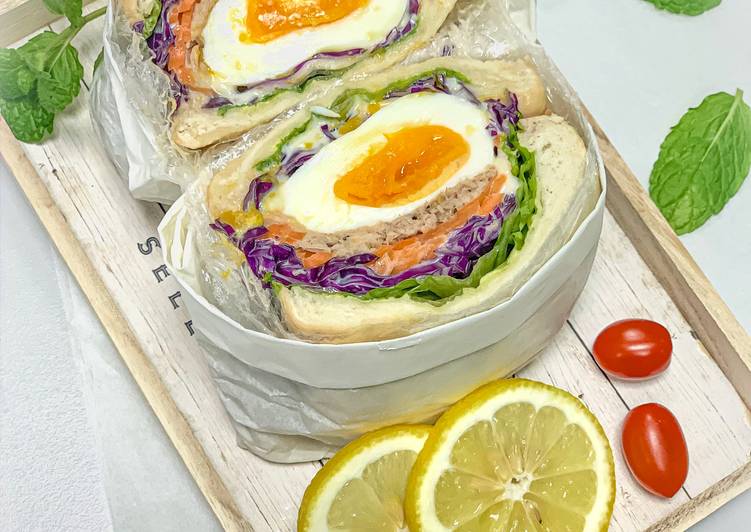 Egg Tuna Wanpaku Sandwich