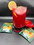 Hibiscus,mint,peach &passion fruit ice tea