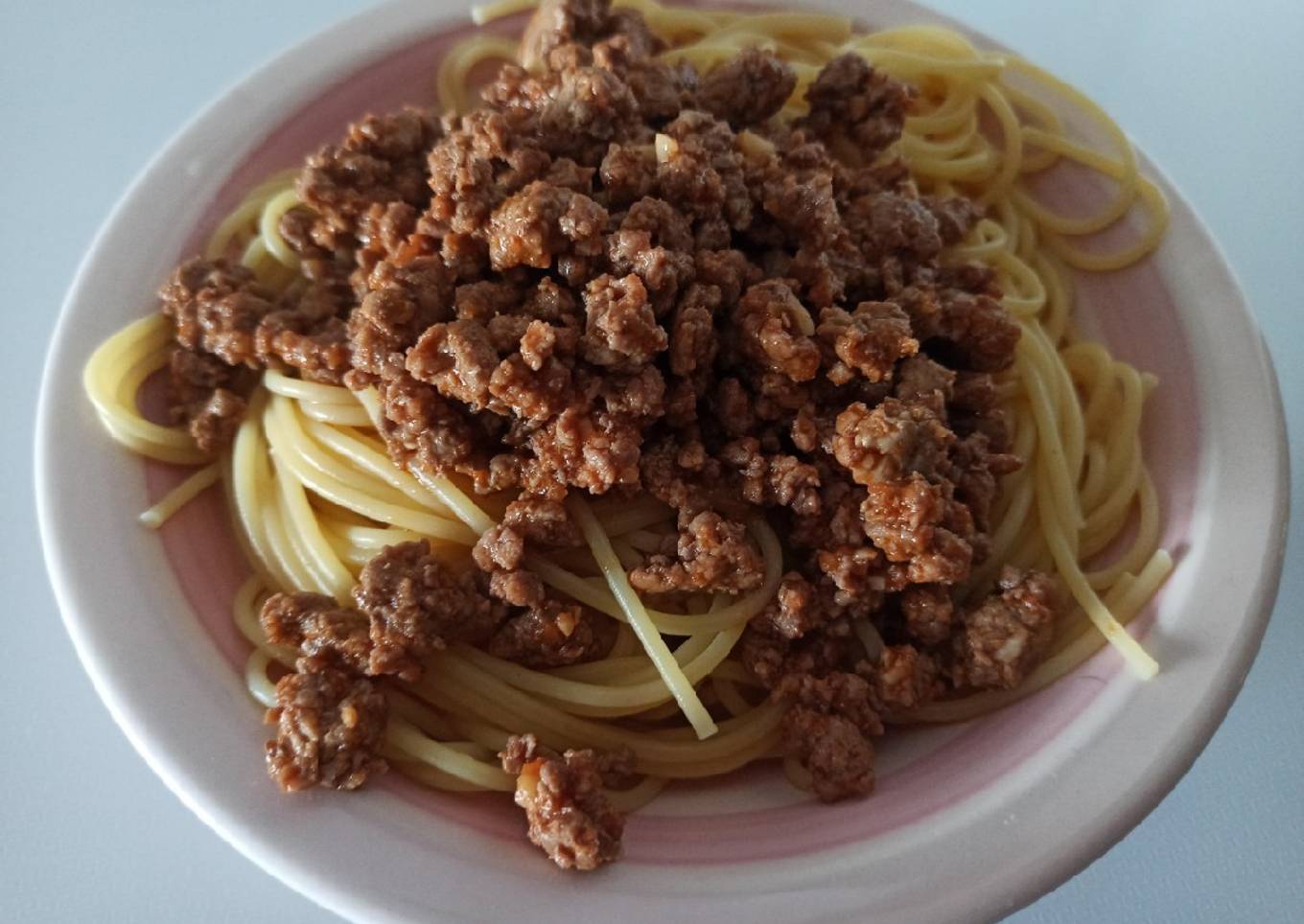 Spaghetti a la boloñesa 🍝