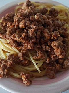 Una foto de Spaghetti a la boloñesa 🍝