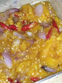 Foto resep Cacapan Terong Asam