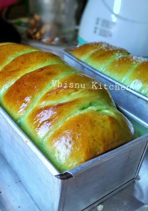 Foto resep Roti Sobek Pandan (Berserat sempurna)