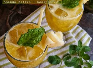Foto resep PineMango Basil Mojitos (non alkohol)