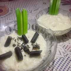 A picture of Kheer khas India (puding nasi).