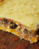 🥩🥔Pastel de papa y calabaza con relleno de osobuco desmechado 🥔 Económico y rendidor🥔🥩