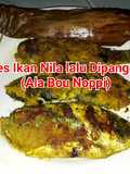 Pepes Ikan Nilai Lalu Dibakar