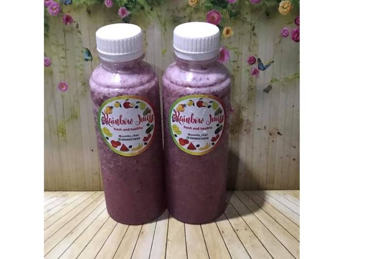 Langkah Mudah untuk Menyiapkan Diet Juice Cauliflower Blueberry Soursop Pear yang Bikin Ngiler