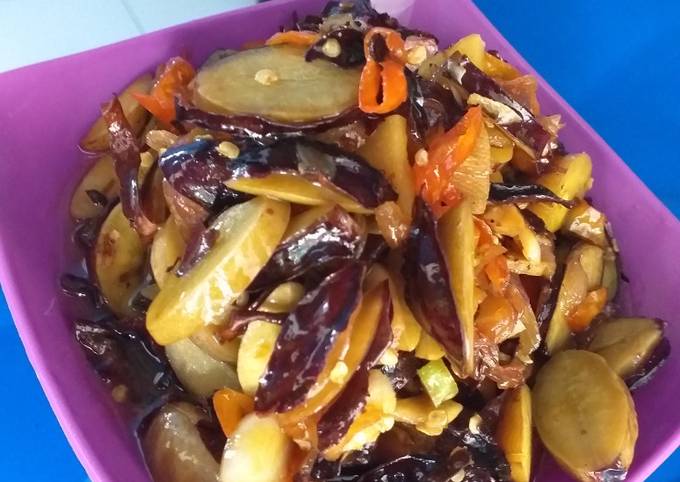 Cara Gampang Menyiapkan Tumis jengkol dg kulitnya Anti Gagal