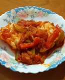 Ventresca de bacalao con tomate