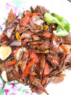 Foto resep Cumi gepeng tumis