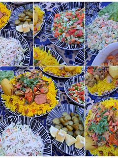 صورة لوصفة سلطات رمضانية مختلفة مع شوربة خضار...🥗🥗