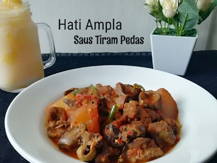 Bagaimana Membuat 669.Hati Ampla(saus tiram pedas), Sempurna