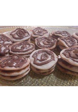 Una foto de Alfajores santafesinos con chocolate