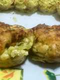 Muffin de papa y kale