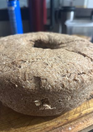 Una foto de Pan con harina integral