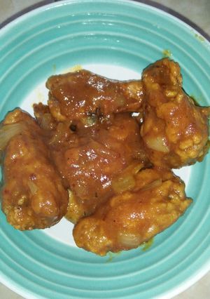 Foto resep Wings saus steak pedas