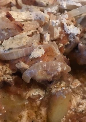 Burgonyás “nem lehet abbahagyni” csirke recept fotója
