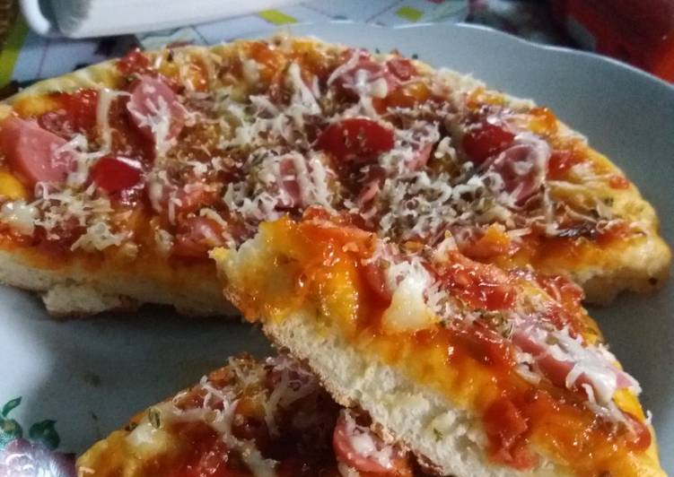Pizza teflon (bahan seadanya)