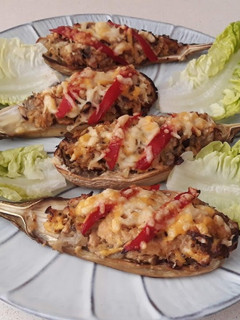 Una foto de Berenjenas rellenas de atún