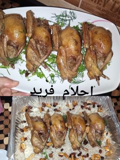 صورة لوصفة حمام محشي رز بالخلطه