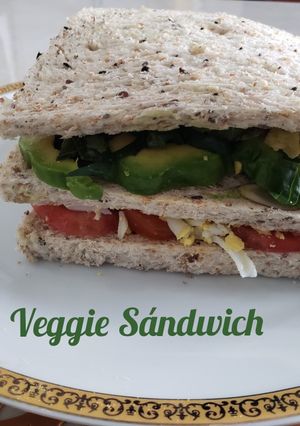 Una foto de Veggie Sándwich