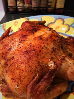 A picture of Crispy Roasted Chicken.