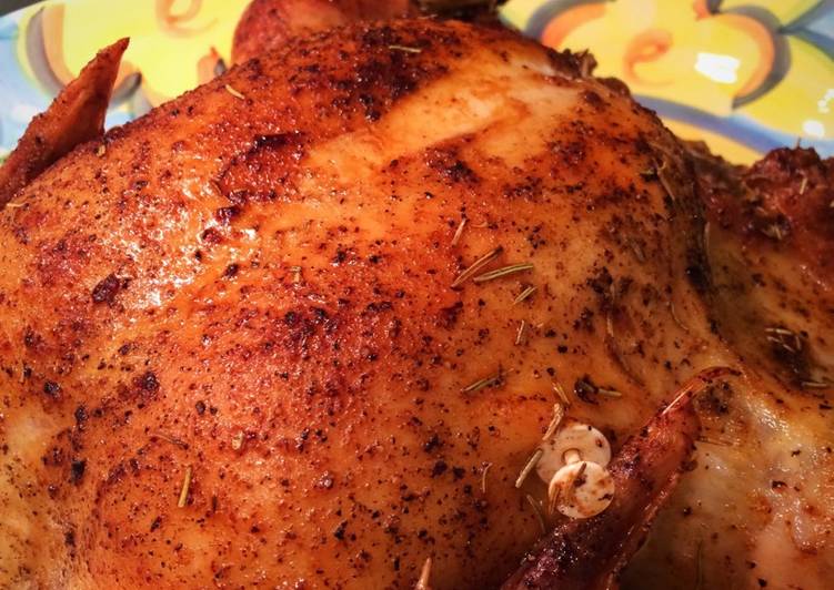 Simple Way to Prepare Speedy Crispy Roasted Chicken