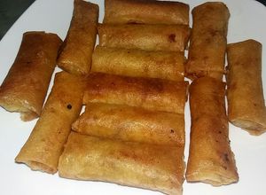 Hình của món Chả giò chay.