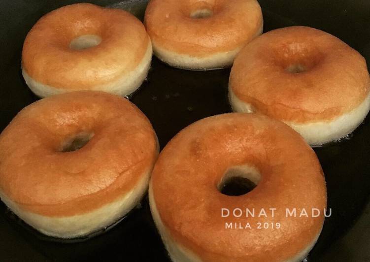 step by step  Donat madu yang Menggugah Selera