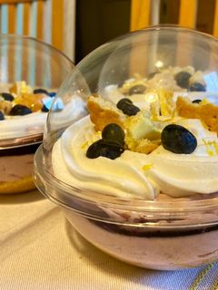 Citromos áfonyás sajttorta 🍋🫐 recept fotója