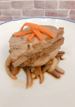 低醣料理 <海鮮> 柚香醬燒鮪魚排 的食譜成品照片