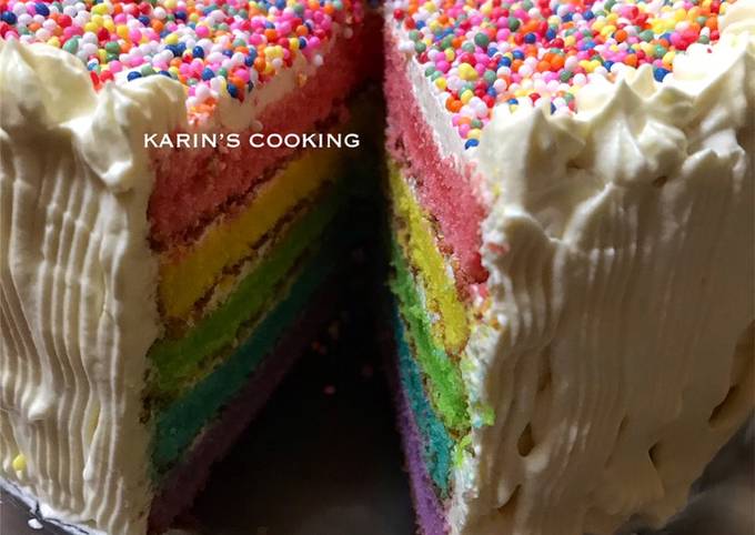Rainbow Cake Panggang