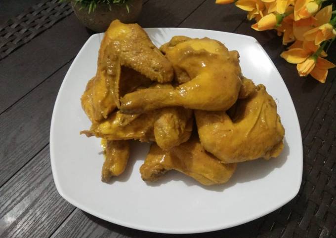Resep Ayam Ungkep Bumbu Kuning Buat Stock (Tinggal Goreng)