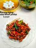 Kerang kijing saos tiram pedas