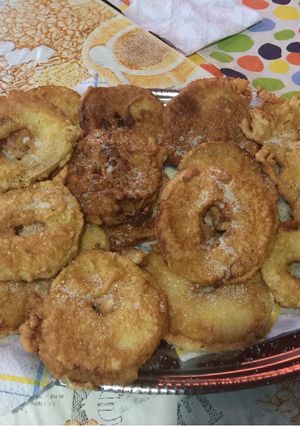 Una foto de Buñuelos de manzana