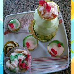 Sweet melon ice cream! A picture of Sweet melon ice cream!.
