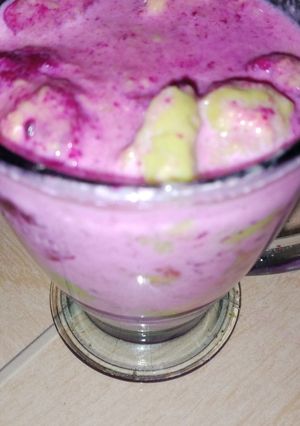 Foto resep Smooties kefir napuk (naga alpukat)