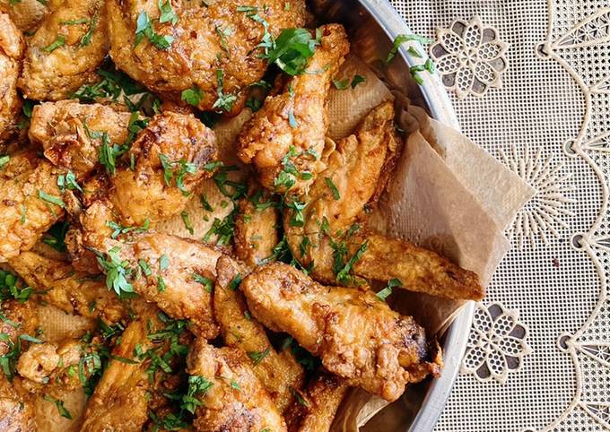 Resep Chicken wings lemon herbs butter pepper yang Lezat Sekali