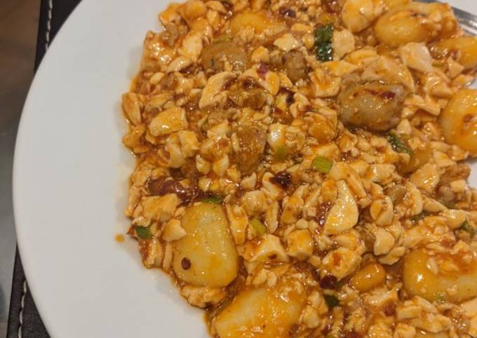 Simple Way to Prepare Favorite Mapo Tofu with Gnocchi
