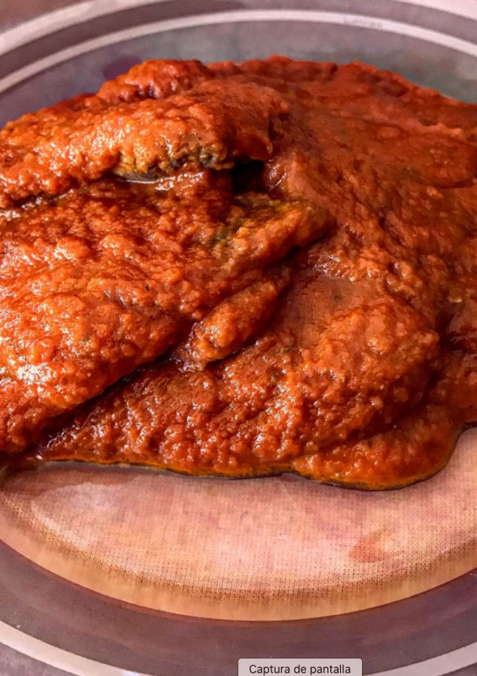 Una foto de Hígado de ternera en tomate