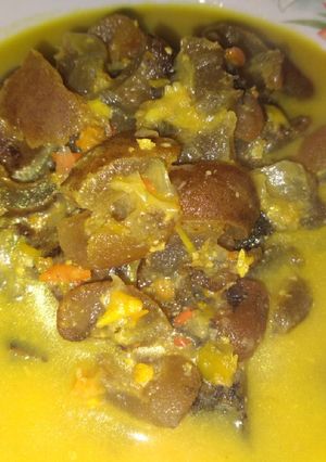 Foto resep Kuah Santan Kulit Sapi