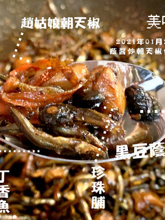 辣炒蔭醬(蔭鼓)小魚乾 的食譜成品照片