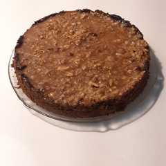 Una foto de Cheesecake de nueces pecan