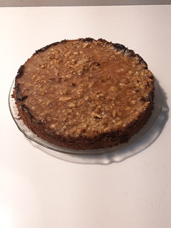 Una foto de Cheesecake de nueces pecan