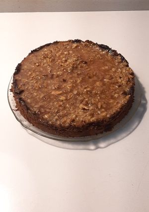 Una foto de Cheesecake de nueces pecan