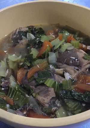 A picture of Mackerel Ala Pakchoi.