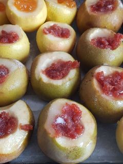 Una foto de Manzanas al horno